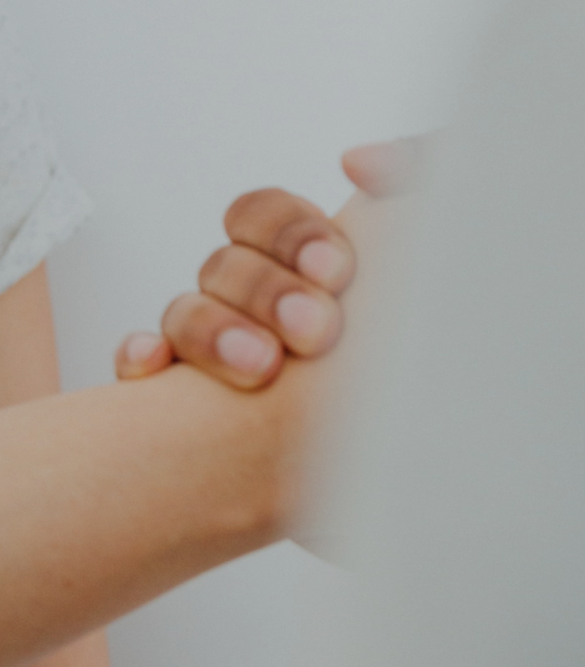 Holding hands